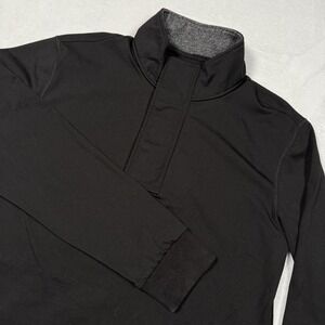 BYLT Elite+ Fairway Pullover Mens Small Black Quarter Zip Golf Top Stretch